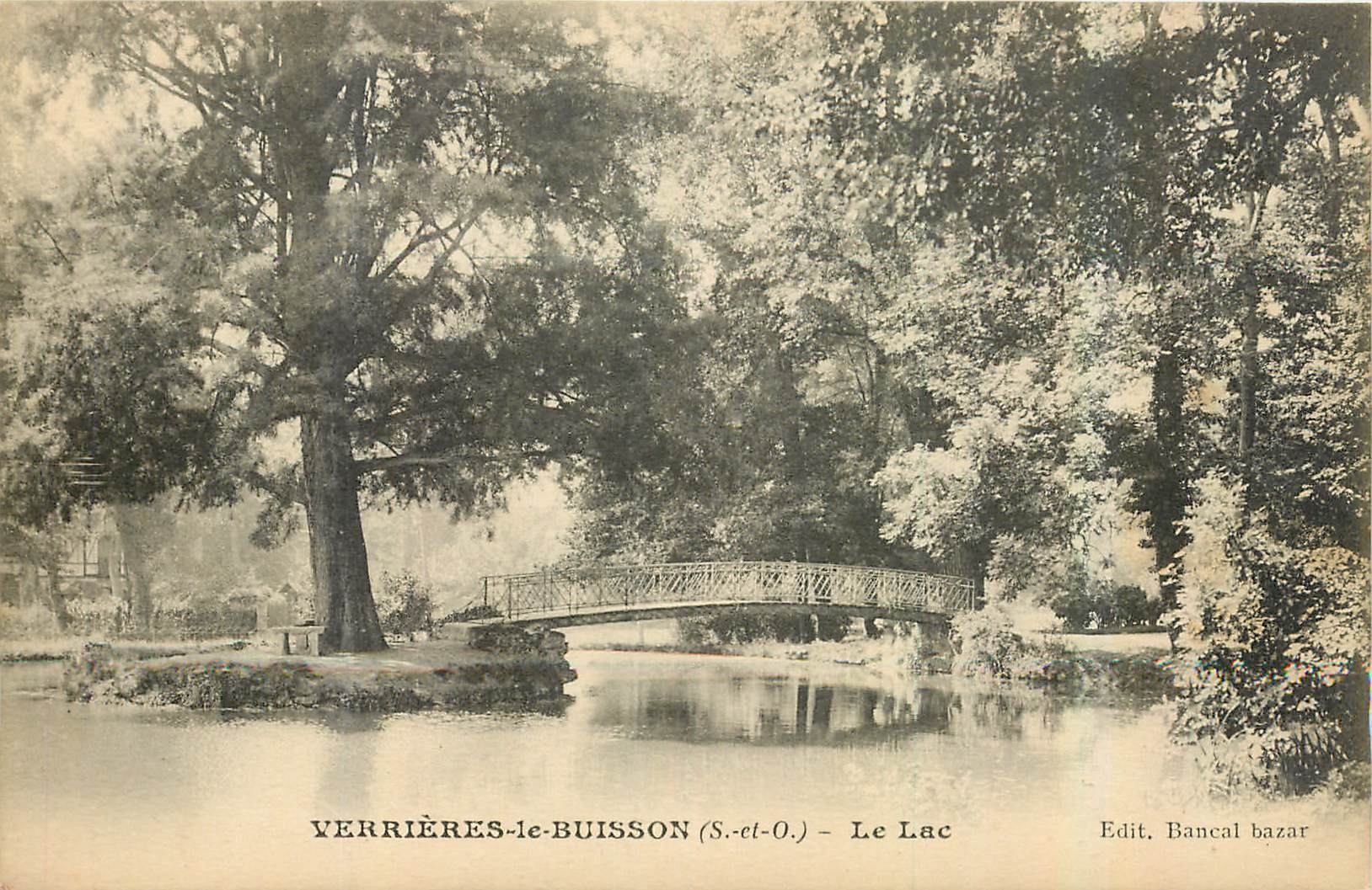 CPA Versailles le Buisson S et O Le Lac 