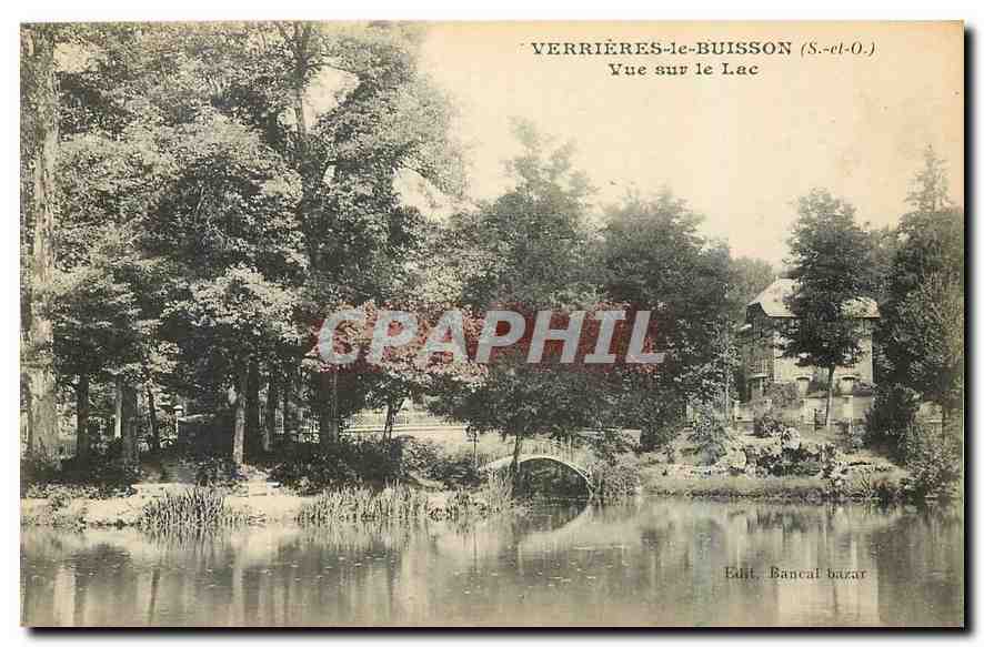 CPA Verrieres le Buisson S et O Vue sur le Lac 