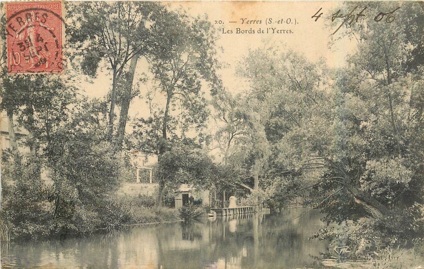 CPA Yerres S et O Les Bords de l'Yerres 