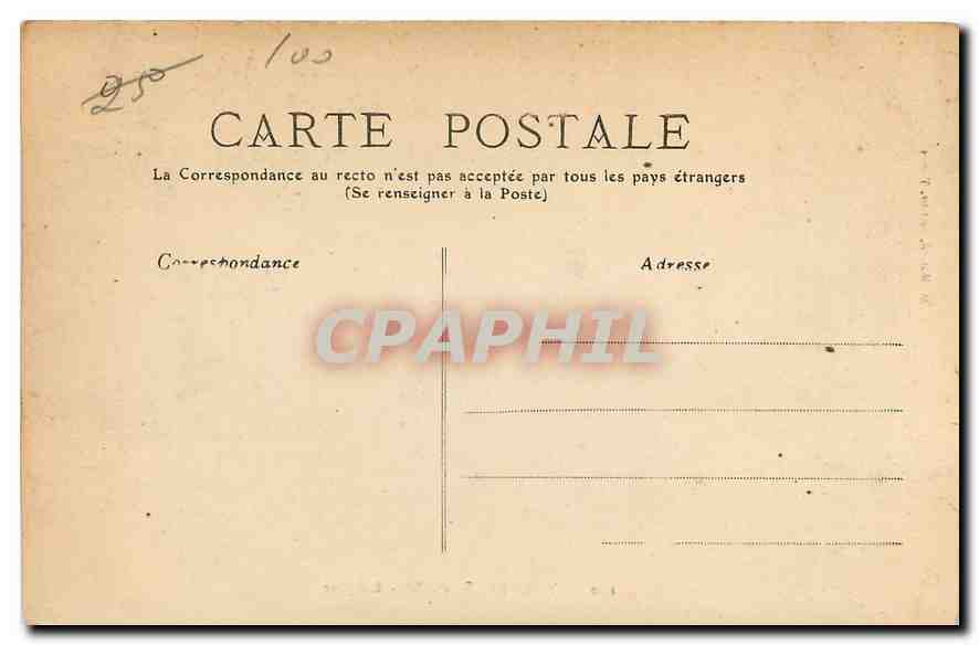 CPA Yerres S et O L'Eglise  — Back
