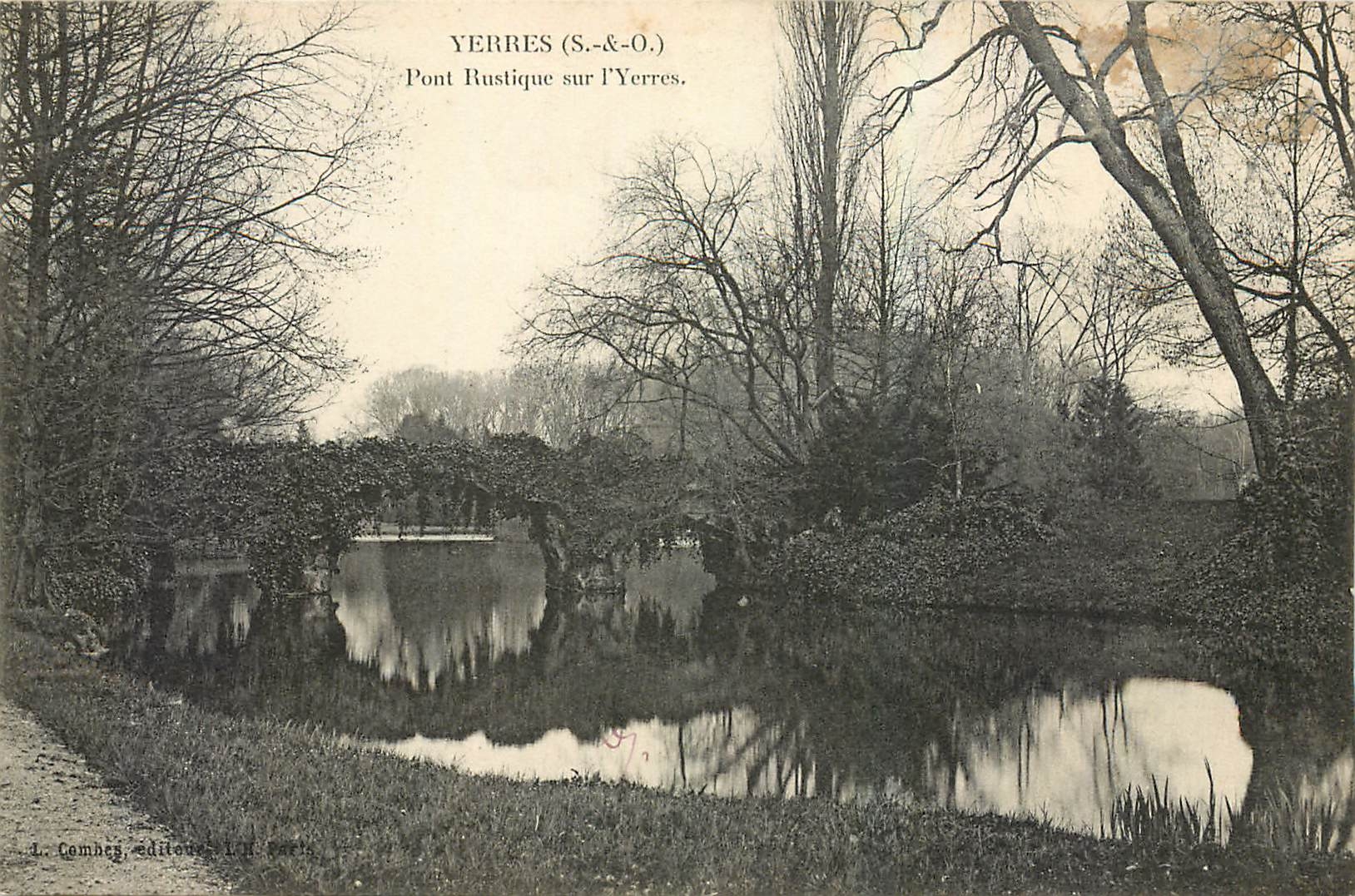 CPA Yerres S et O Pont Rusique sur l'Yerres 