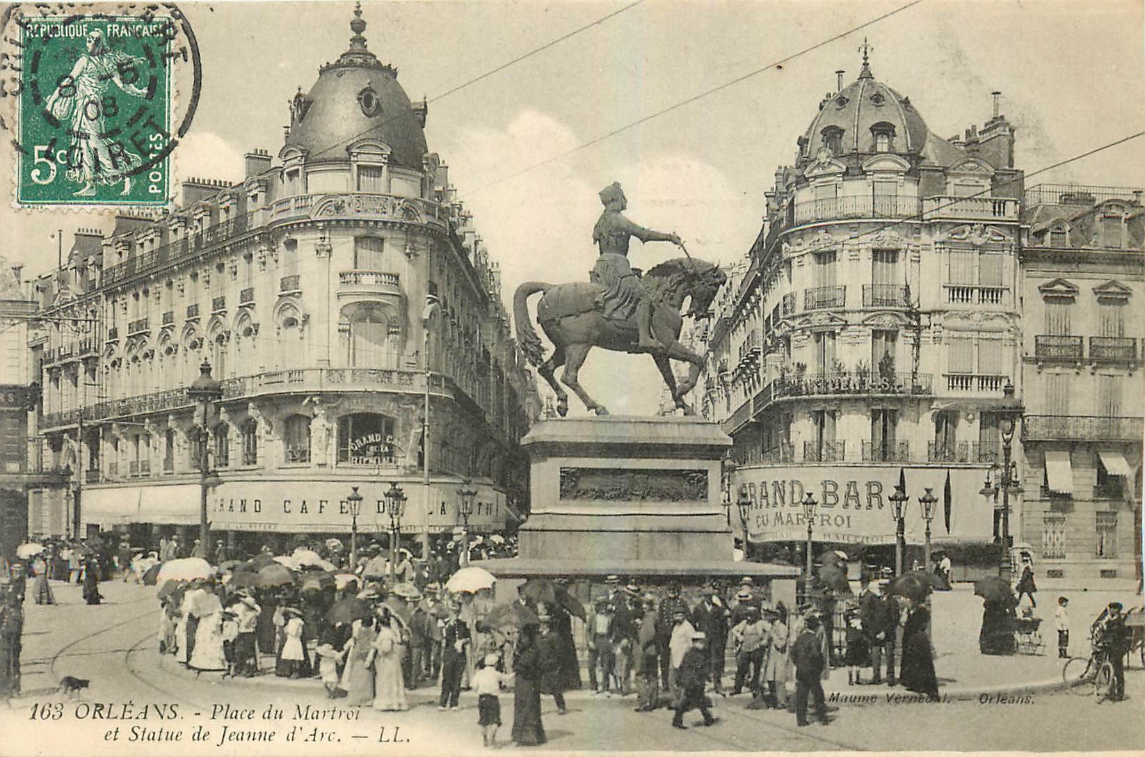 CPA Orleans Place du Martroi 