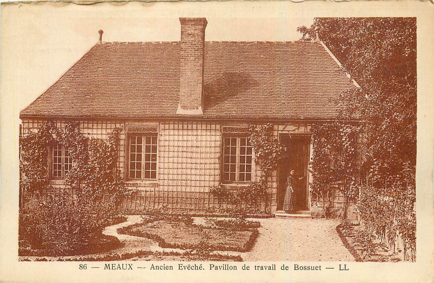 CPA Meaux Ancien Eveche Pavillon de travail de Bossuet 