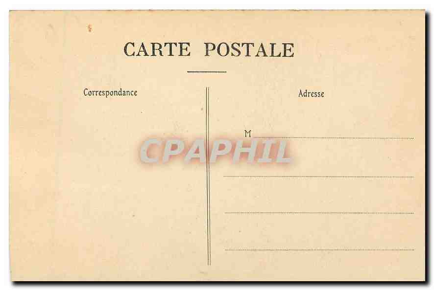 CPA Houdan Vieux Donjon ayant fait partie du Chateau  — Back