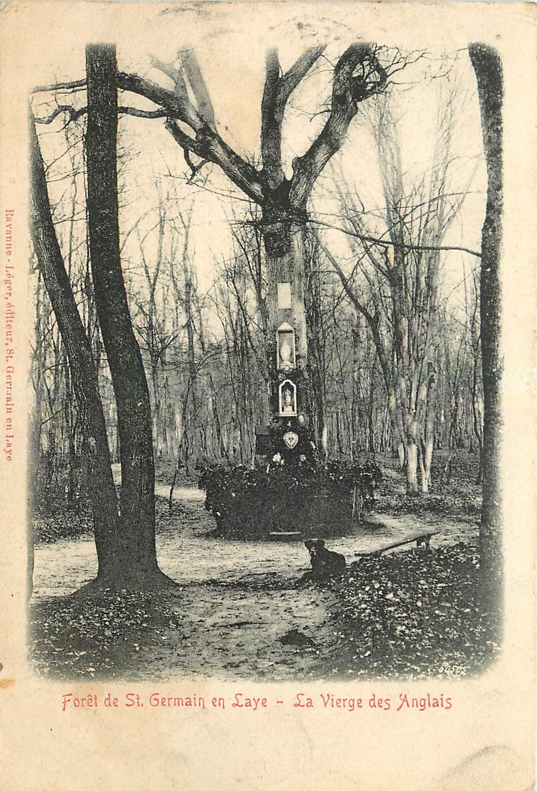 CPA Foret de St Germain en Laye La Vierge des Anglais 