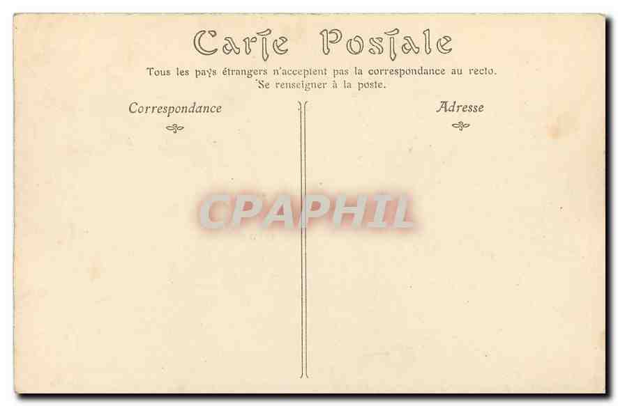 CPA Rambouillet Le Parc la Grotte des Amants  — Back