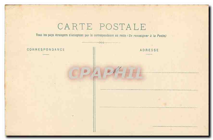 CPA St Cloud Le Oatterre et l'Allee du Fer a Cheval  — Back