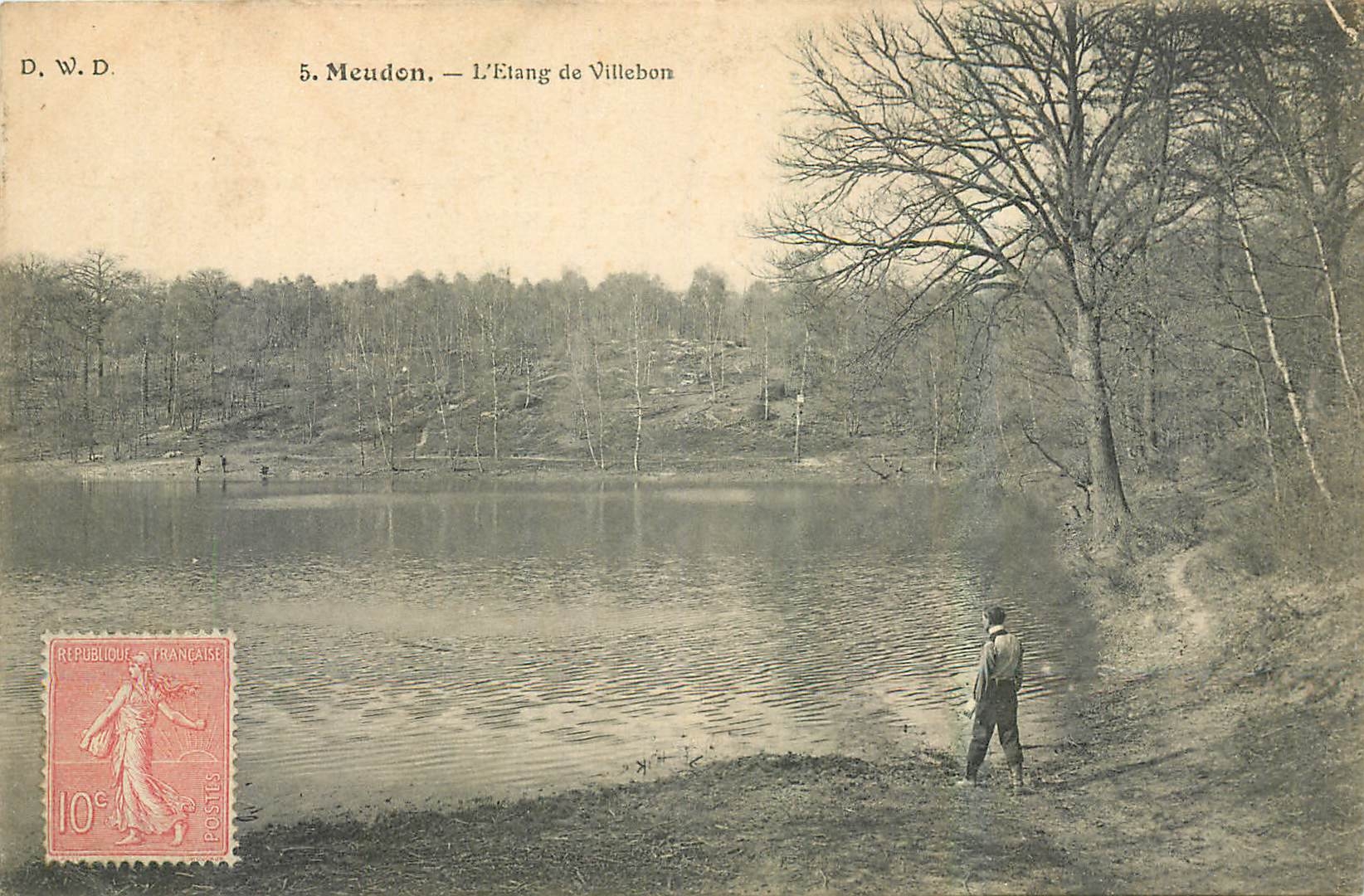 CPA Meudon l'Etang de Villebon 