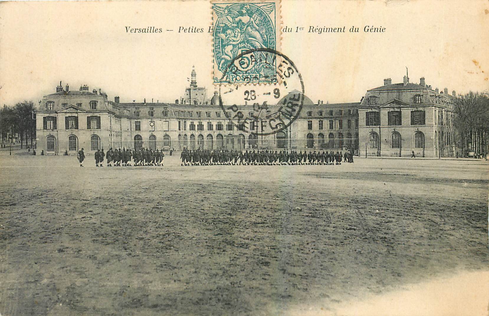 CPA Versailles Petites Regiment du Genie Militaria