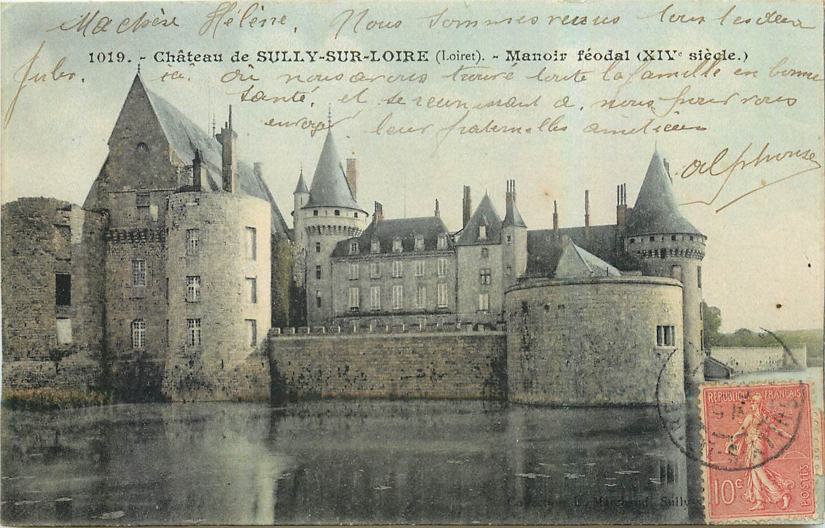 CPA Chateau de Sully sur Loiret Manoir feodal 