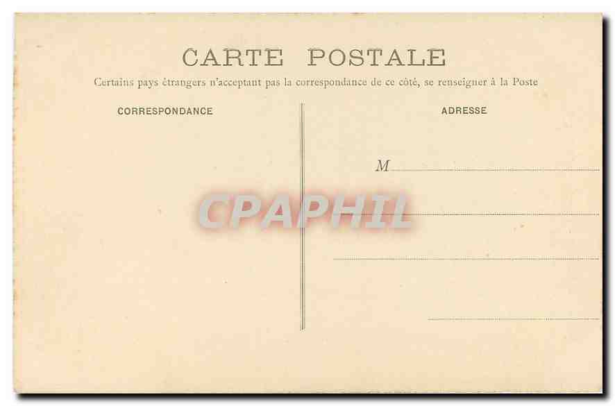 CPA Moret sur Loing l'Eglise vue du Pont  — Verso