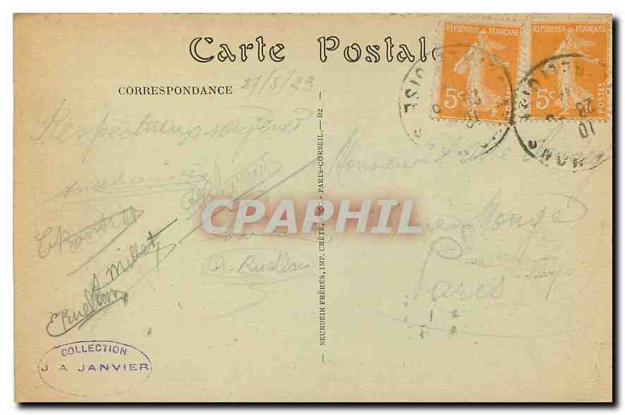 CPA Athis Mons S et O Notre Dame des REtarites  — Rückseite