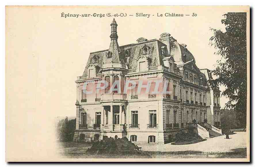CPA Epinay sur Orge Chateau de Sillery Le chateau 