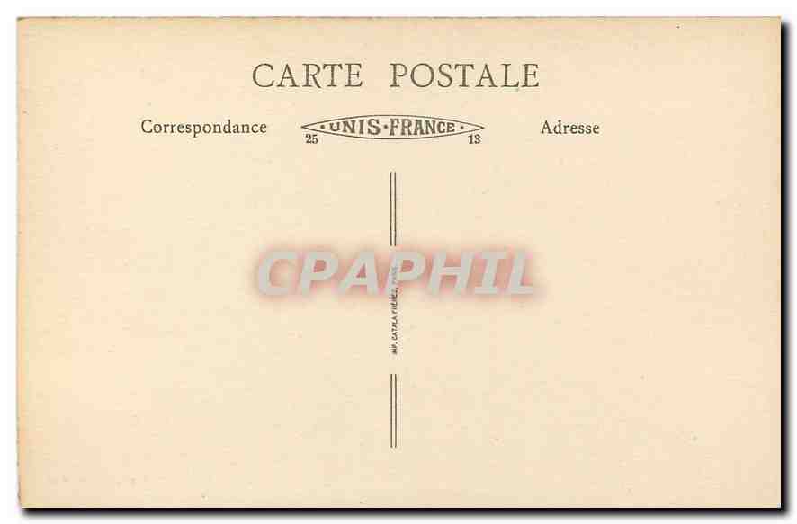 CPA Epinay sur Orge Chateau de Sillery Le chateau  — Rückseite
