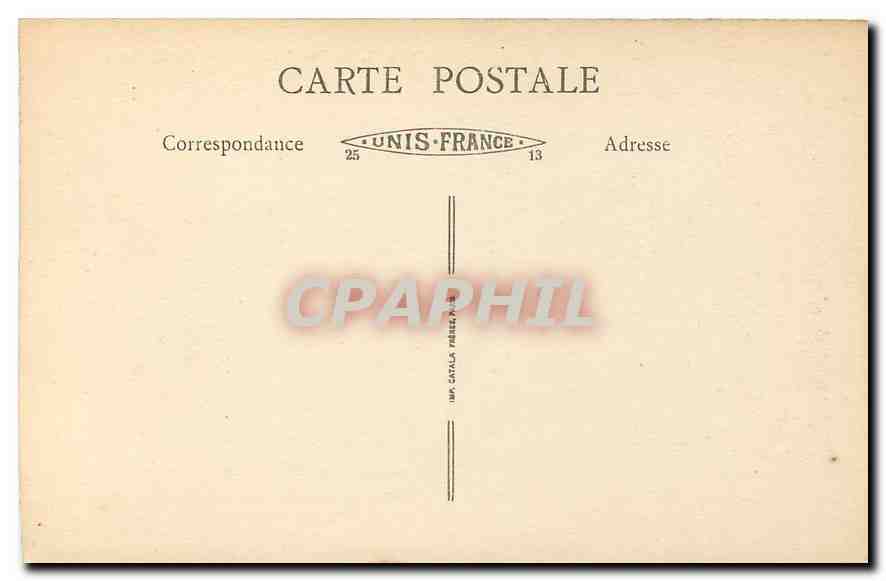 CPA Epinay sur Orge Chateau de Sillery Anciens Fiels de Quincampoix et Charaintru  — Rückseite