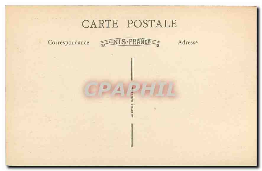 CPA Epinay sur Orge S et O Chateau de Sillery  — Rückseite