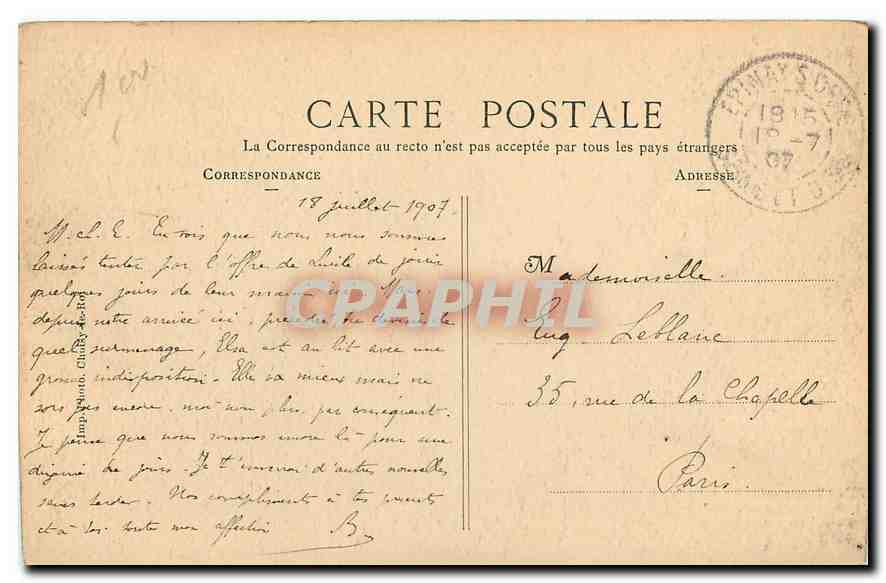 CPA Epinay sur Orge Paysages des bords de l'Orge Viaduc — Rückseite