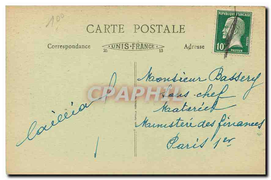 CPA Epinay sur Orge S et O Chateau de Sillery  — Rückseite