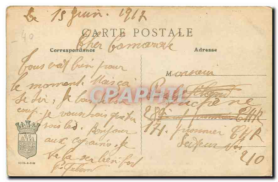 CPA Les bords de l'Orge de Savigny a Lormoy Saint Mishel Epinay Viaduc d'Orleans et le Pont Mouton  — Rückseite