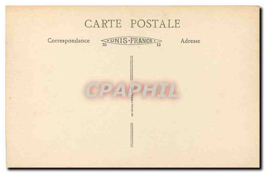 CPA Epinay sur Orge S et O Sillery Le Chateau  — Rückseite