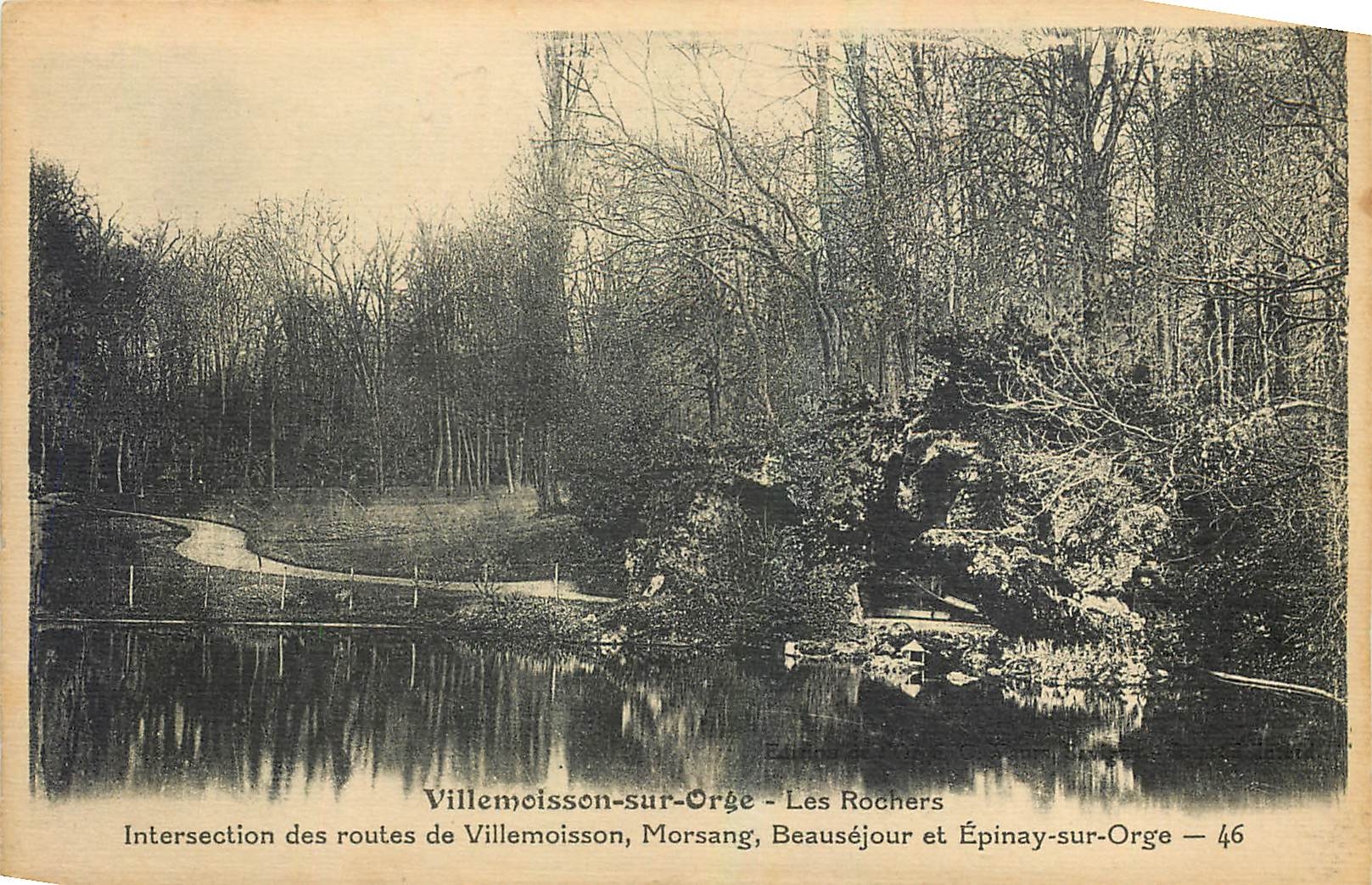CPA Villemoisson sur Orge Les Rochers Morsang Beausejour et Epinay sur Orge 