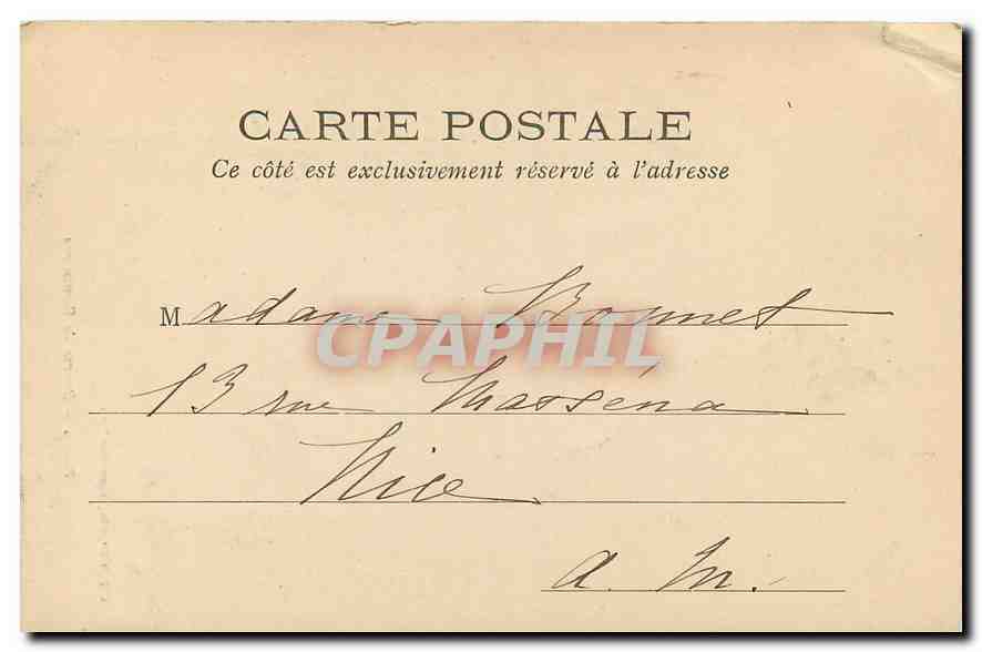 CPA Paris Bourse de Commerce  — Rückseite