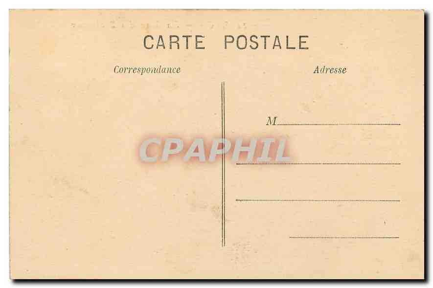 CPA Lyon La Gare des Brotteaux Tramway — Verso