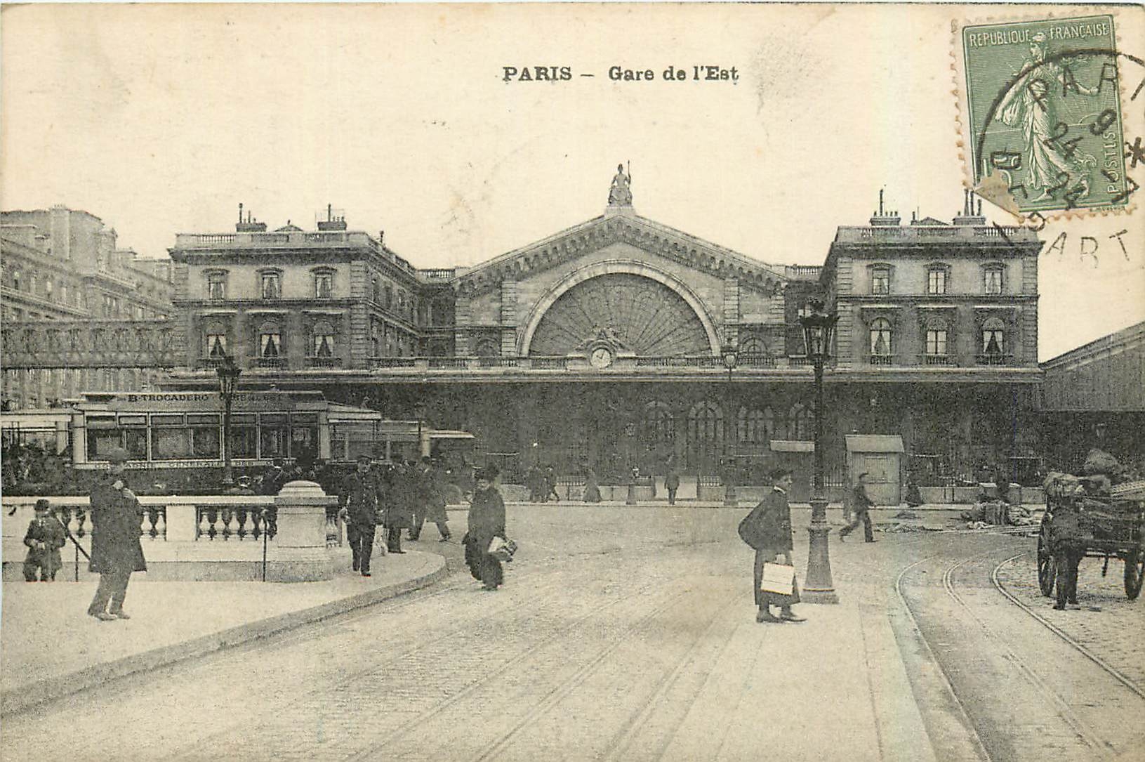 CPA Paris Gare de l'Est 