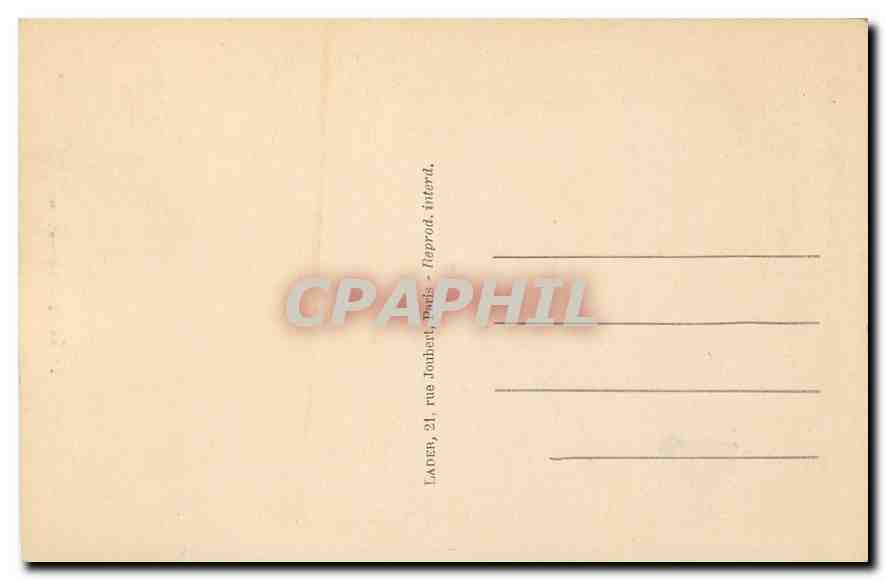 CPA Paris Notre Dame  — Verso