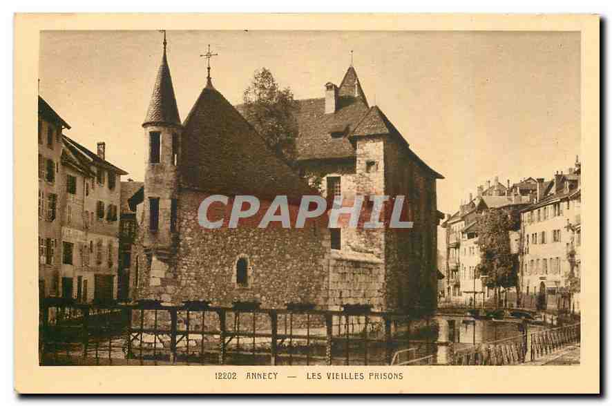 Annecy — Les Vieilles Prisons — Édition Vernay, Imp. Braun