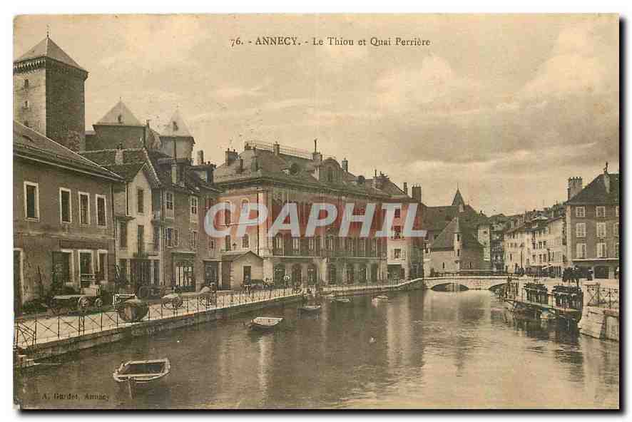 Annecy - Le Thion et Quai Perrière — A. Bardet, Annecy, n°76