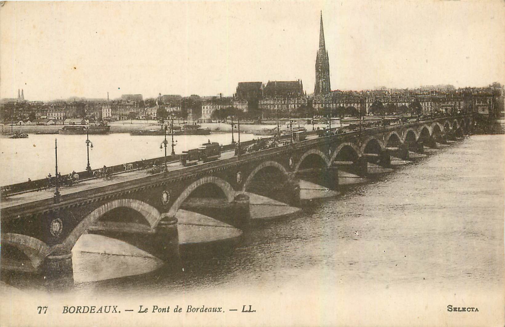 CPA Bordeaux Le Pont de Bordeaux 
