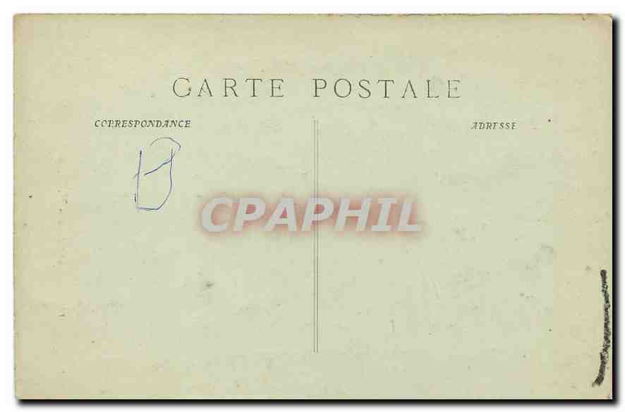 CPA Marseille N D de la Garde  — Rückseite