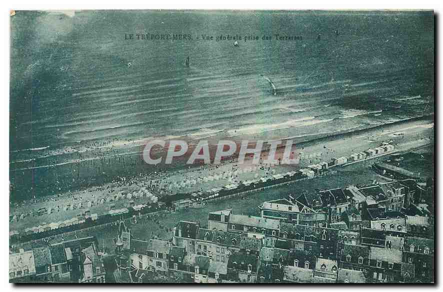 CPA Le Treport mers Vue generale prise des Terrasses 