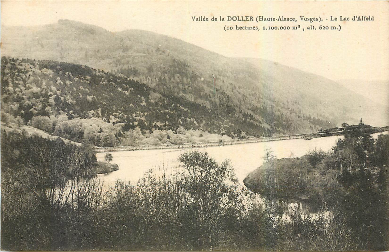 CPA Vallee de la Doller Haute Alsace Vosges Le Lac d'Alfeld 