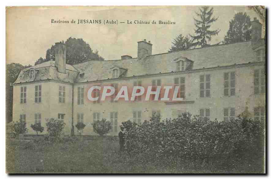 CPA Environs de Jessains Aube Le Chateau de Beaulieu 
