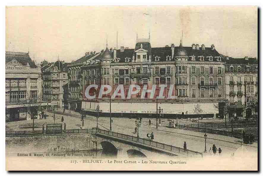 CPA Belfort Le Pont Carnot Les Nouveaux Quartiers 