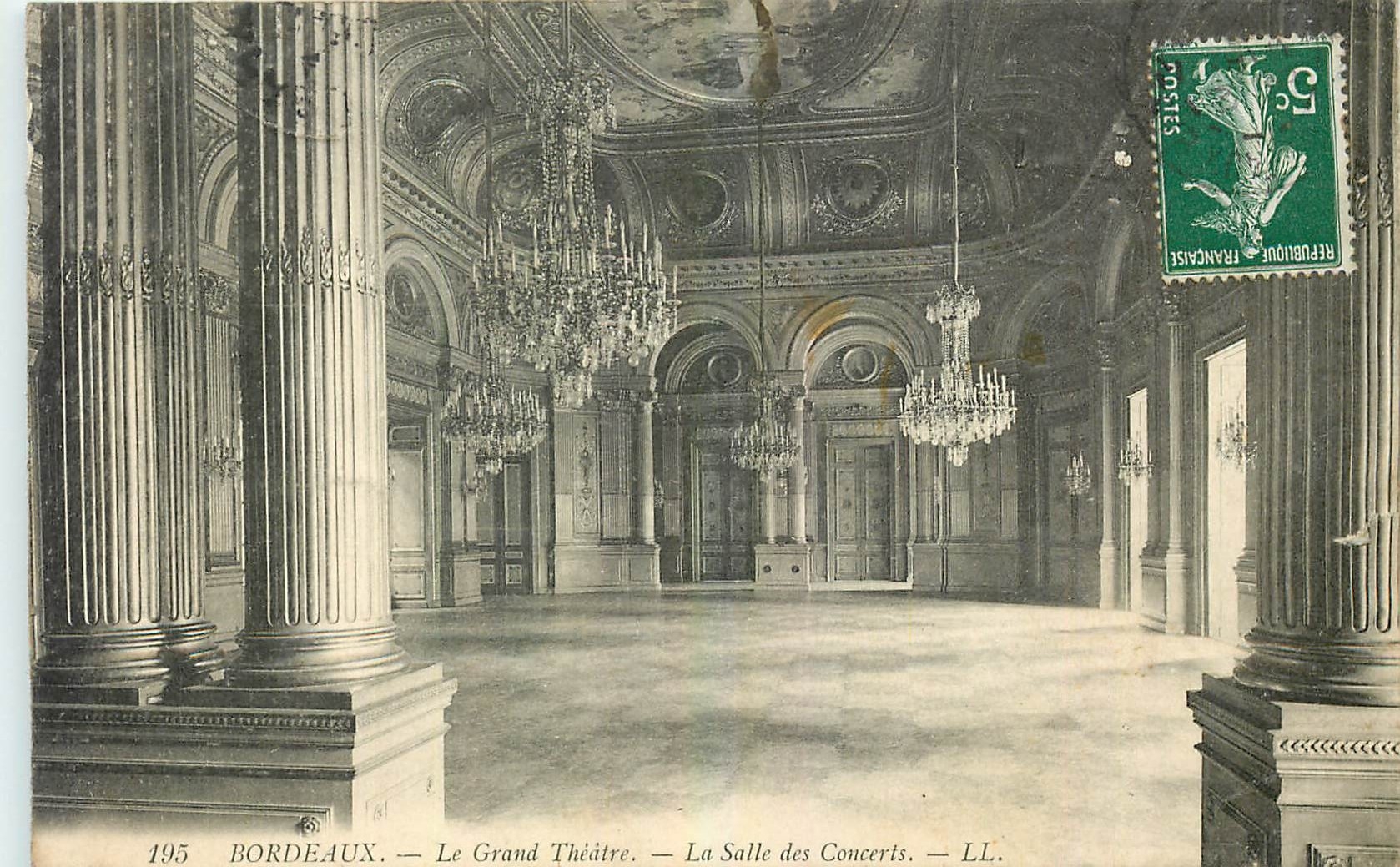 CPA Bordeaux Le Grand Theatre La Salle des Concerts 