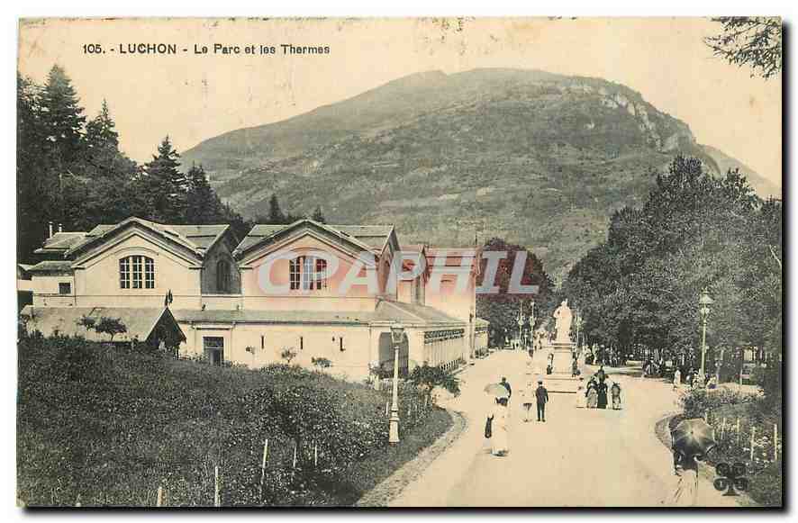 CPA Luchon La Parc et les Thermes 