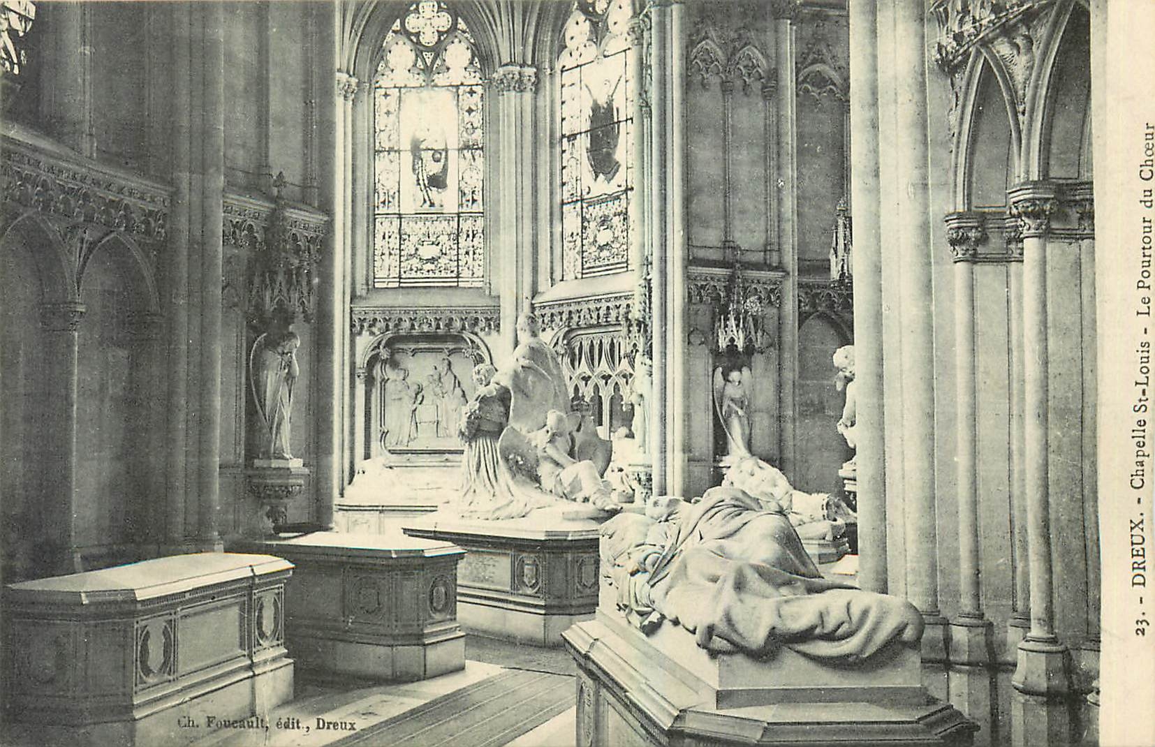 Chapelle Saint-Louis — Chœur de la cathédrale — Ch. Foucault, édit., Dreux
