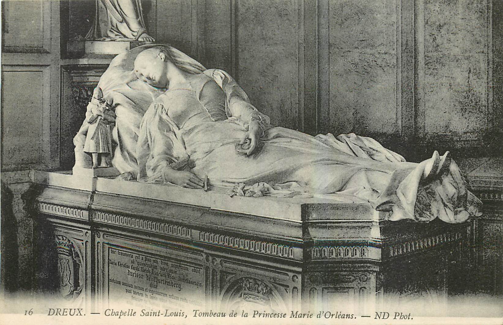 Dreux — Chapelle Saint-Louis, Tombeau de la Princesse Marie d'Orléans — ND Phot.