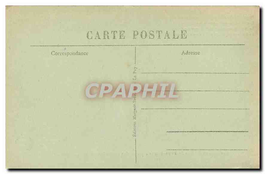 CPA l'Auberge sanglante de Peyrebeilhe Celebre dans les Fastes du Crime  — Rückseite