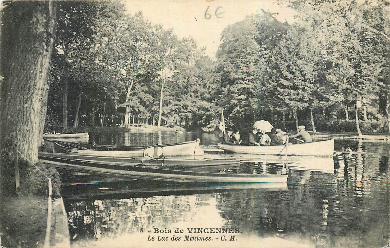 CPA Bois de Vincennes Le Lac des Minimes 