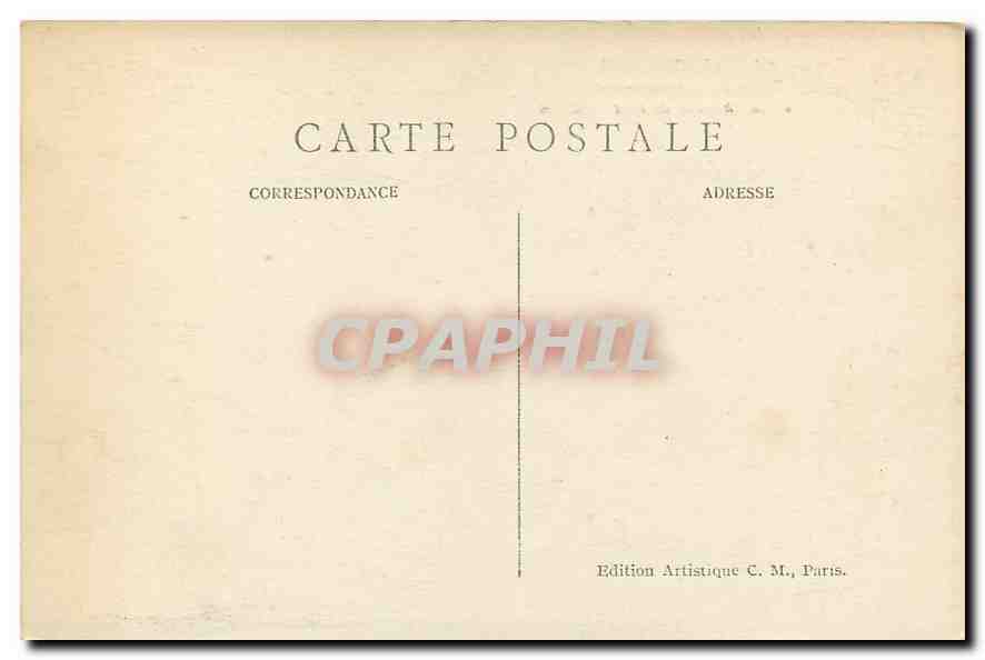 CPA Vincennes Tourelles et Chapiteaux de la Chapelle du Fort  — Verso