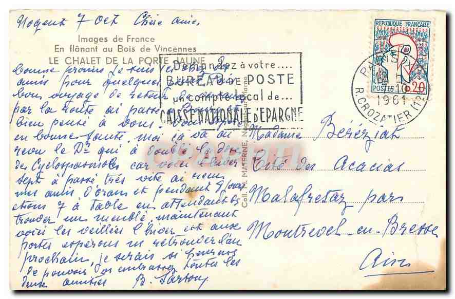 Chalet de la Porte Jaune — Restaurant — éditeur Raymon — Reverso