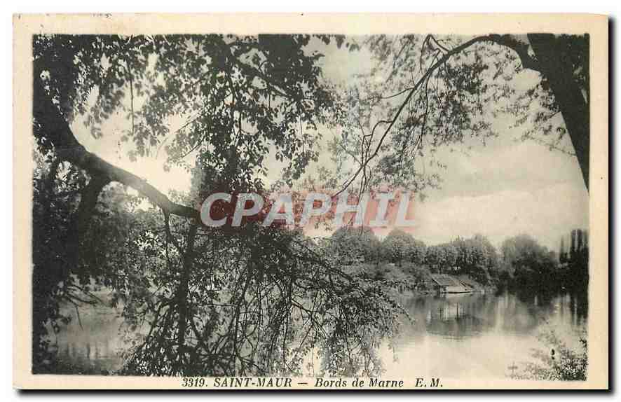 CPA Saint Maur Bords de Marne 