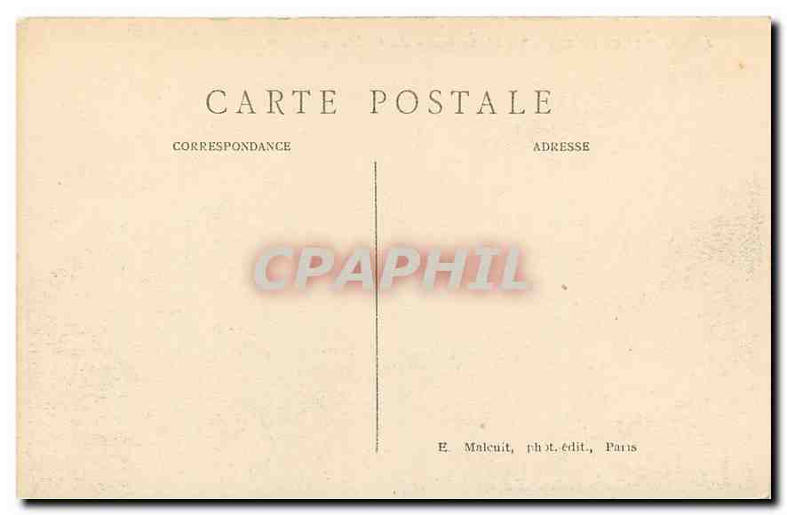 CPA Vincennes Vue interieure du Chateau  — Rückseite