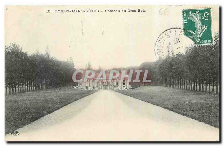 CPA Boissy Saint Leger Chateau du Gros Bois 