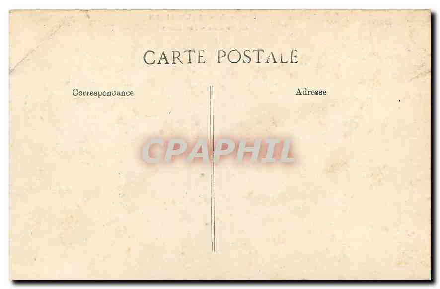 CPA Chateau de la Malmaison La Roseraie  — Verso