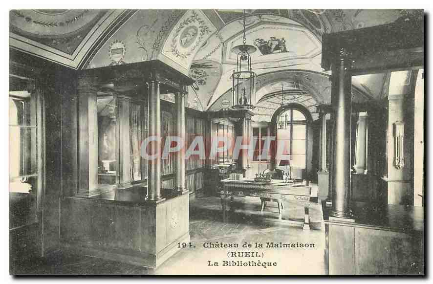 CPA Chateau de la Malmaison Rueil La Bibliotheque 